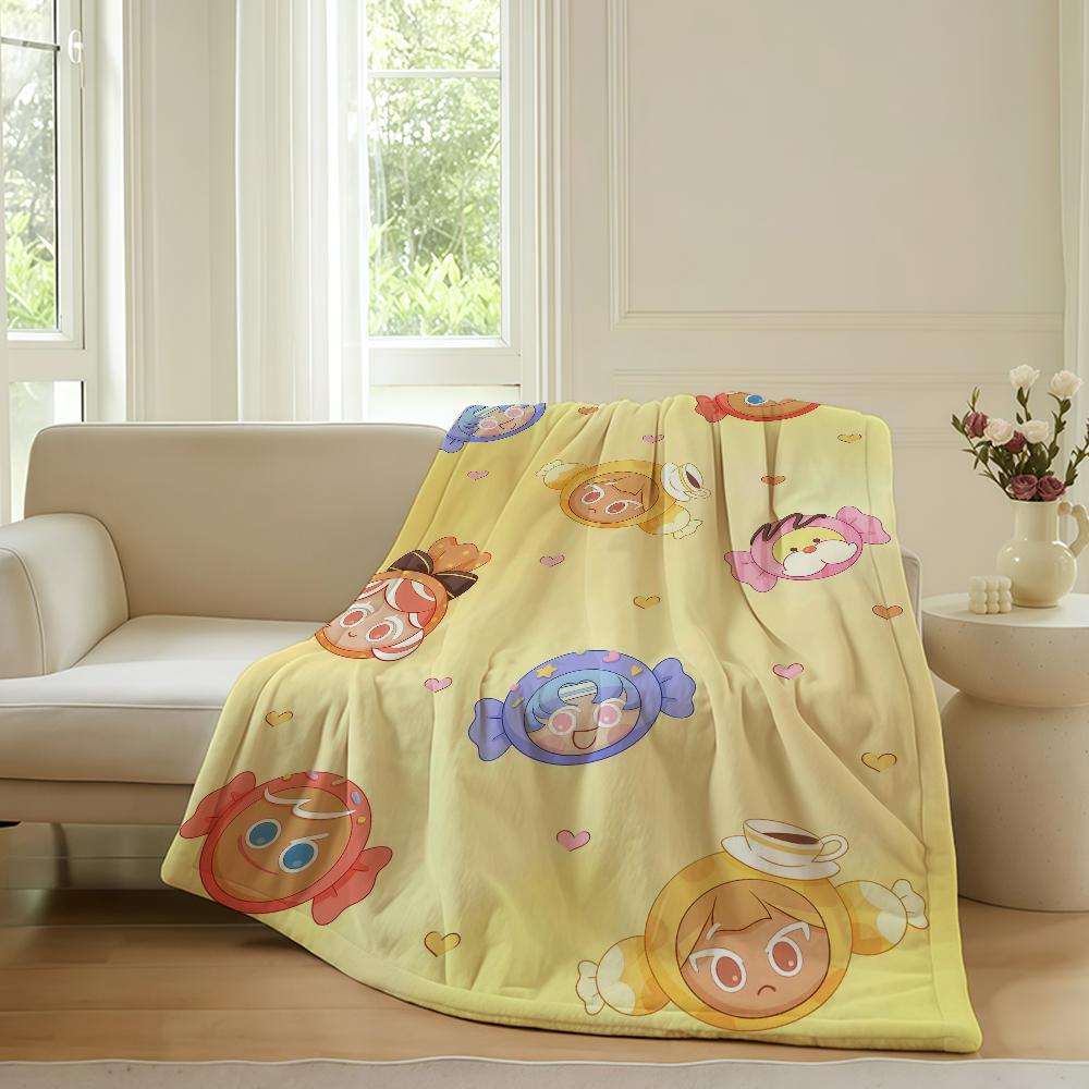 

Game C Cookie R Run K Kingdom Blanket For Sofa Office Bed Plane Travel Sleep Read Relax Camping Soft And Warm 75x90cm