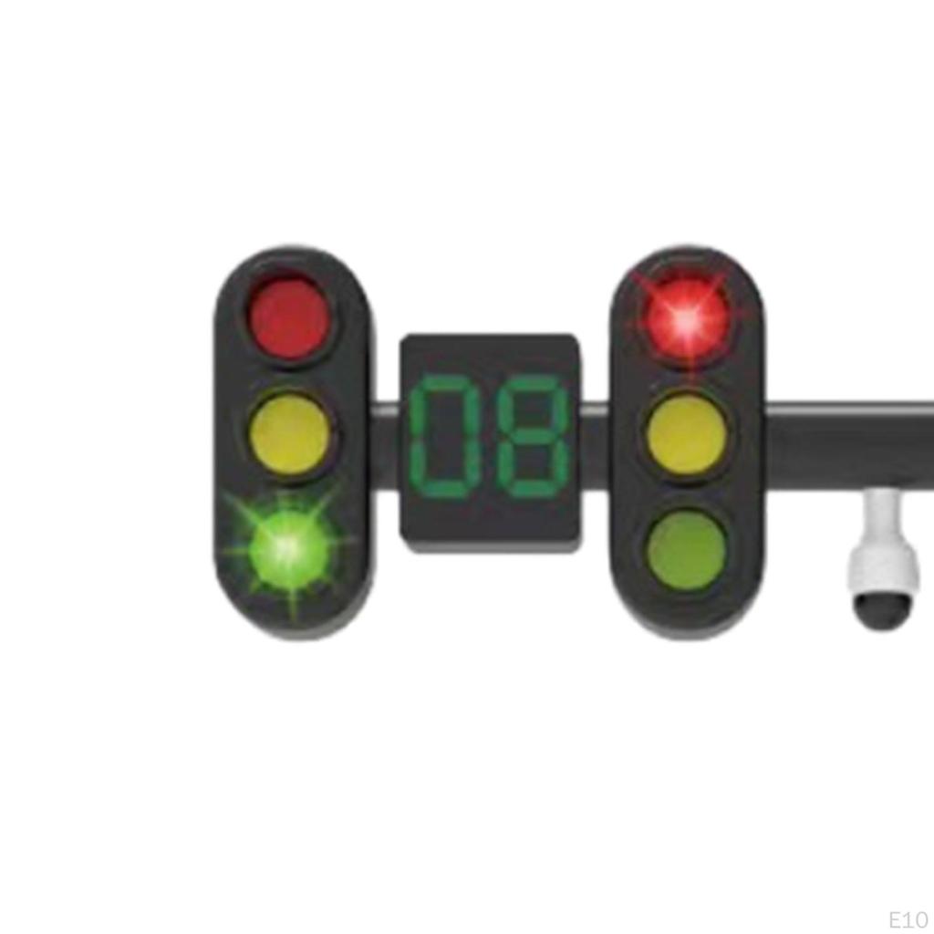 Simulated Traffic Light Pretend Toy Mini Scientific Experiment Safety Teaching Aids Portable