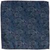 [Dress Code 101] Men's Washable Necktie - Stylish, Business, Wedding, Paisley Pattern x Navy, Made in Japan, 8cm (FREE Size)