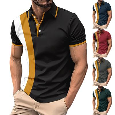 Men's Summer Leisure Culture Breathable Short Sleeved Shirt Top