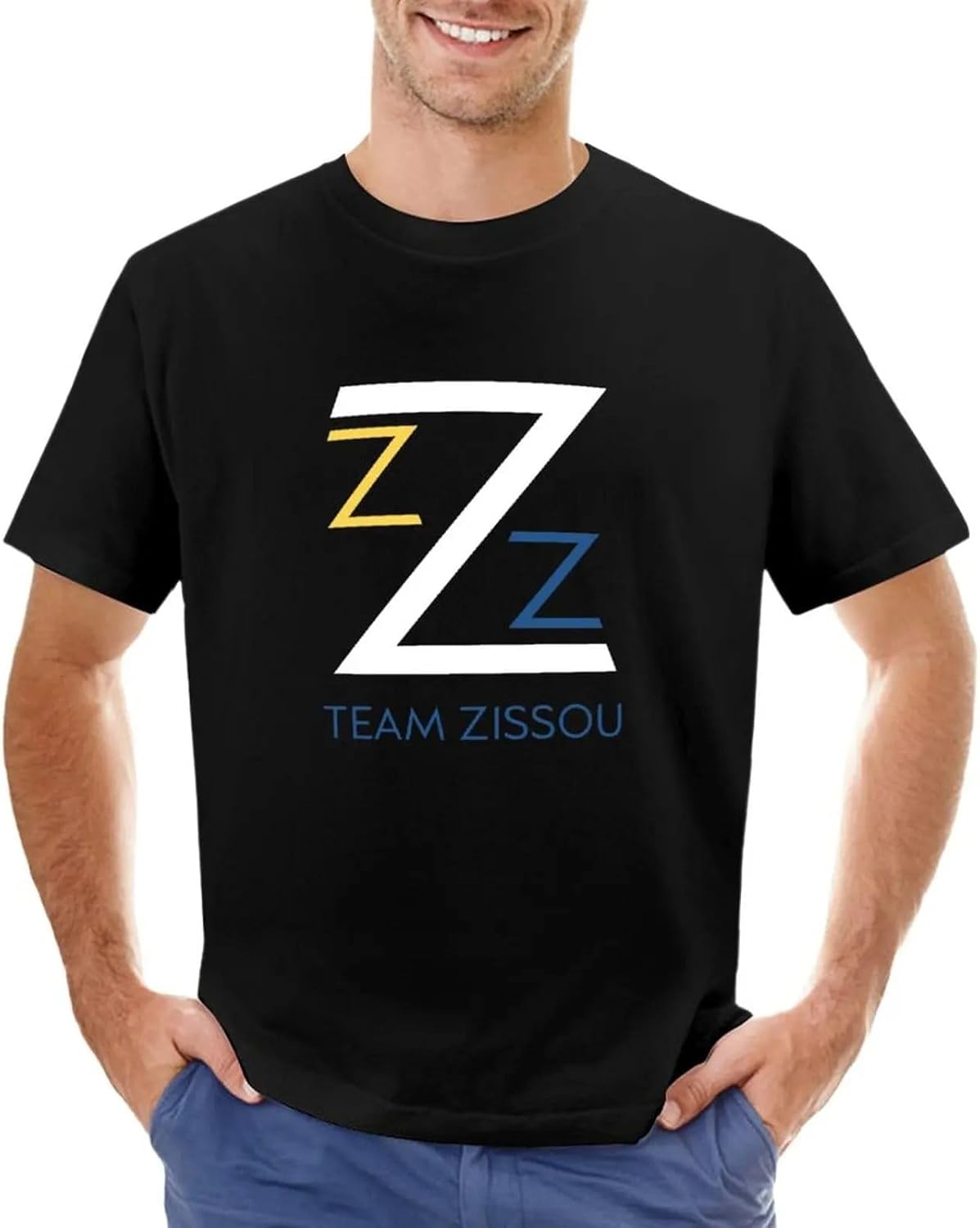 Team Zissou T Shirt cat Shirts tees Oversized t Shirts Animal Print Shirt for Men L чёрный