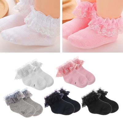 baby dress socks with lace