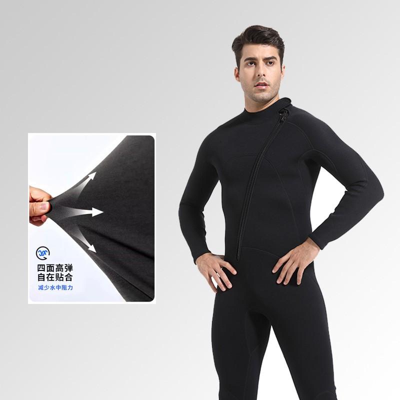 3mm Vollkörper-Neoprenanzug Herren Tauchen Surfen Schnorcheln Kaltwasser Schwimmen Winter Frühling Herbst Sommer Verwendung