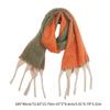 Winter Long Tassels Scarf Men Women Casual Outfit Scarves Outdoor Activity Shawl Scarf Thickened CashmereLike Scarf