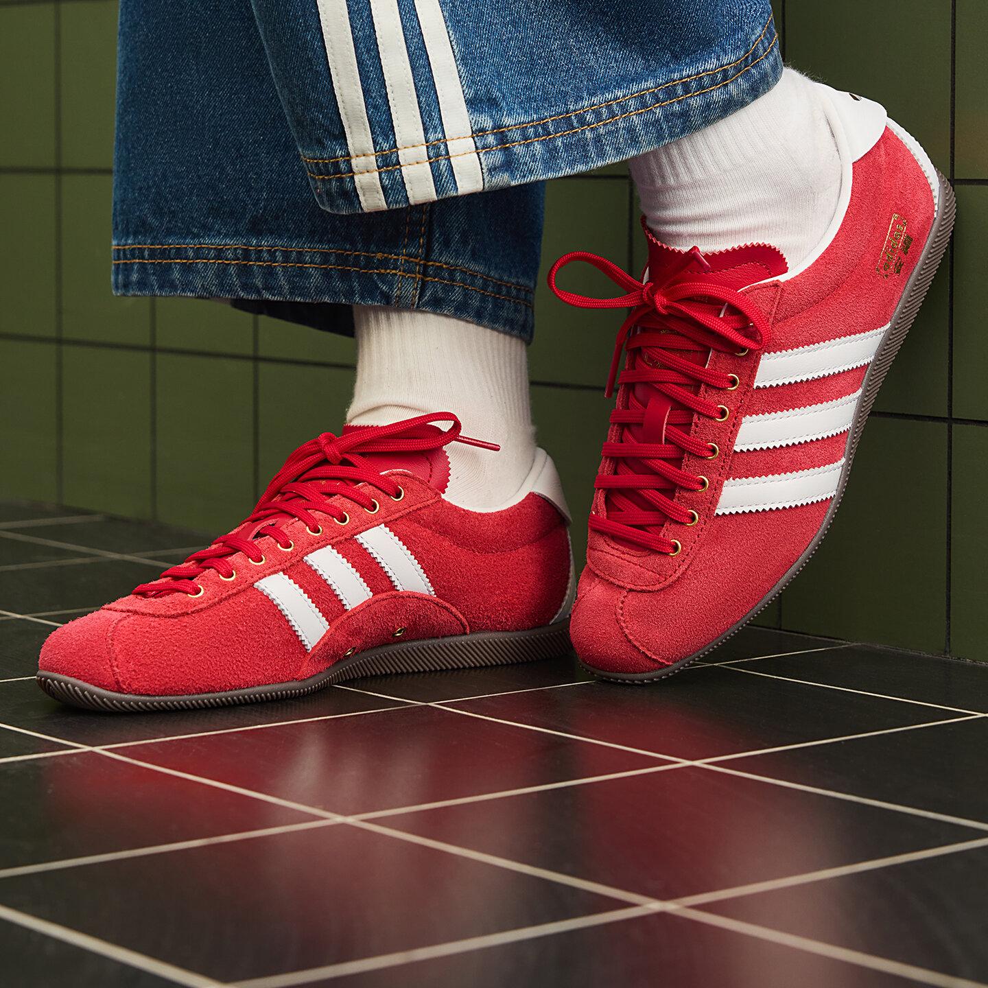 Adidas Originals ANFU German Army Trainers Unisex Light Scarlet 37