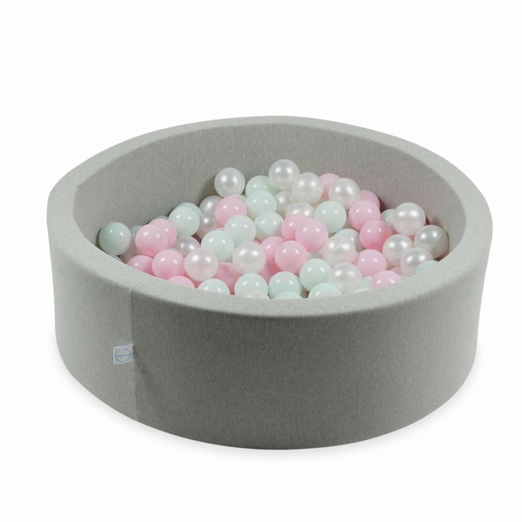 Toy Balls Ø7cm 150pcs Pearl, Light Mint, Light Pink