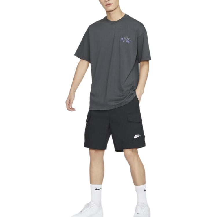 New Nike Sportswear T-Shirt Men's Coal Black HJ0615-060