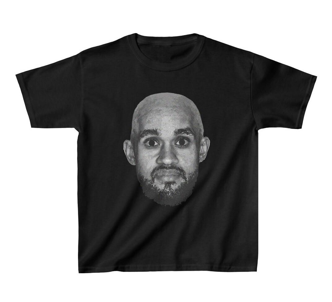 Youth T-shirt Bald Derrick Funny Face Tee Kids Sizes L