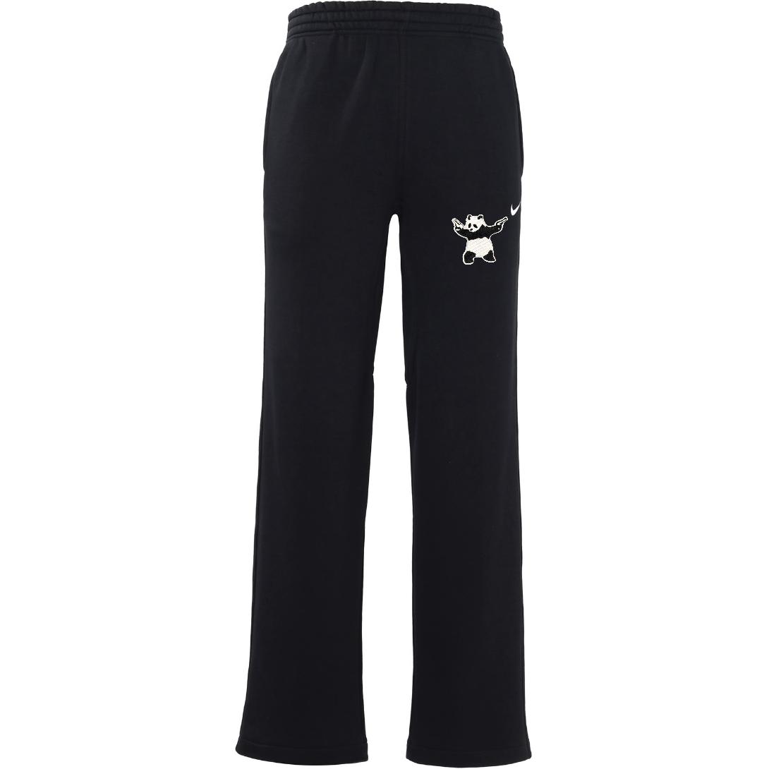 

Nike Club OH Pant Swoosh NF Logo Panda Embroidery Breathable Fleece Casual Knitted Sports Pants Men pants Black 623455-010(TEAM378-XMCX-X1) S