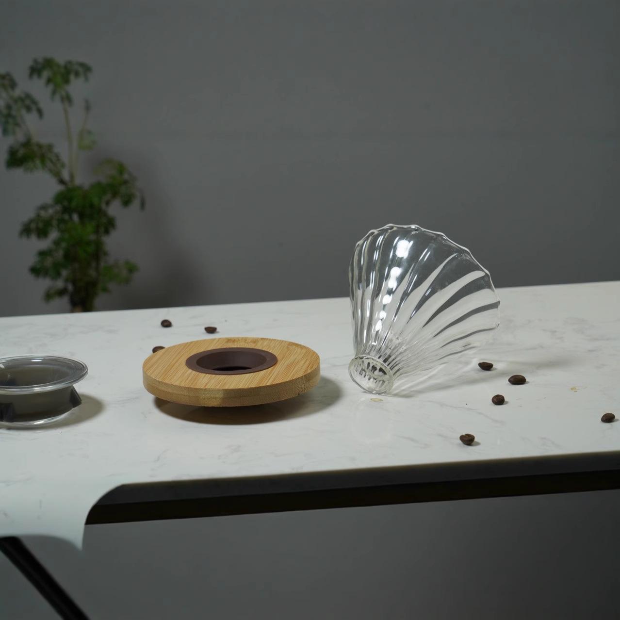 

Glass coffee cloud pot, hand brewing pot, coffee filter cup, household can be heated with open flame 600ml
