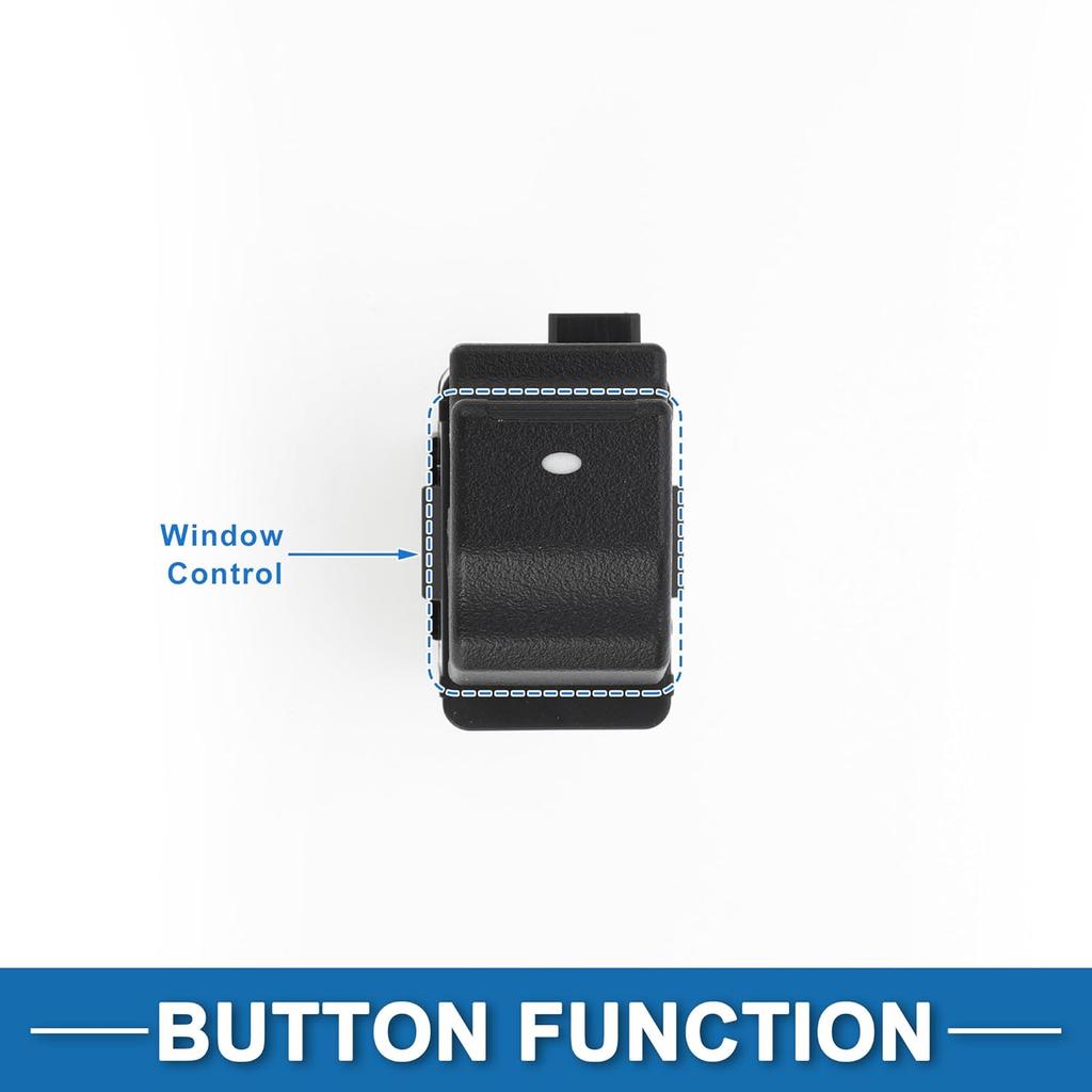 Power Window Switch No.25828894 Window Control Switch for Chevrolet Impala Limited 2014-2016 Black