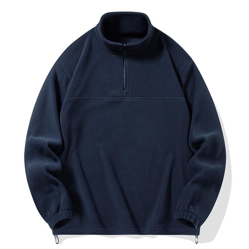 Bin Jie Men's Korean-Style Lambswool Fleece Jacket - Autumn/Winter Fashion
