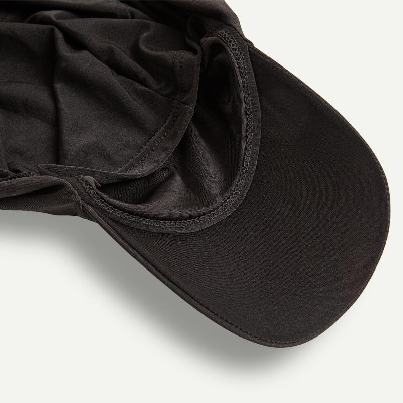 New Baseball Head Cap Hijab Solid Chiffon Shawl Cap Muslim Women Instant Scarf