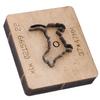 Leather Metal Cutting Die Golden Retriever Dog Shape DIY Punch Cut Mold Art Craft Accessories