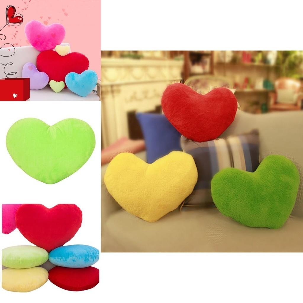 Soft And Cuddly Heart-shaped Plush Pillow For Teens And Adults