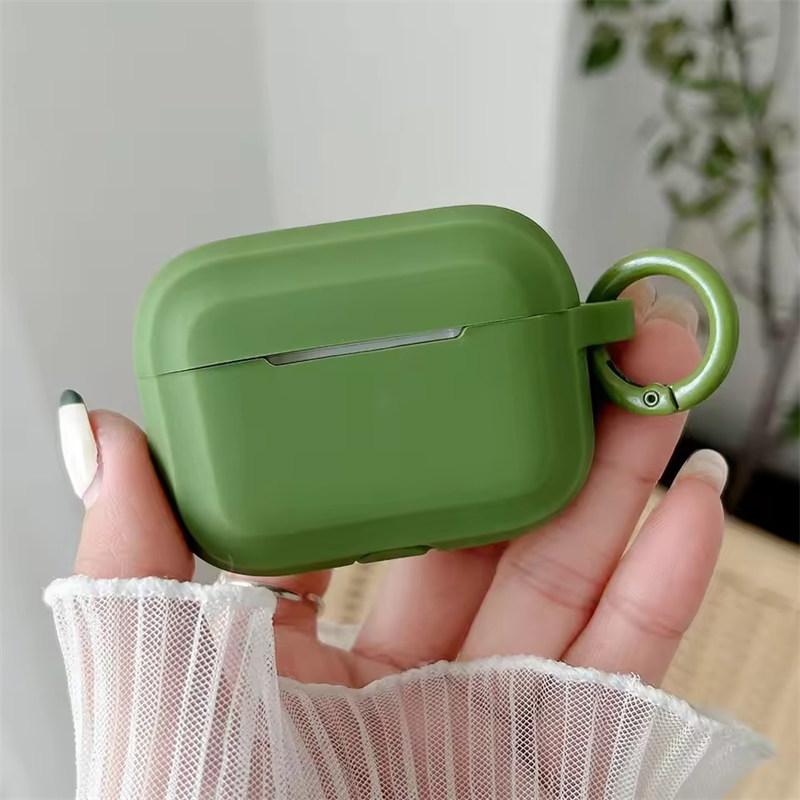 Jednoduché měkké tekuté silikonové pouzdro pro AirPods 4 3 bezdrátová Bluetooth sluchátka ochranný kryt pro Apple airpods Pro3 2 1 Funda