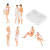 Mini 1:64 Scale Resin Character Diorama Model for Micro Scene DIY Ornament