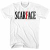 Scarface Logo White Adult T-Shirt Mens Womens Tees Top
