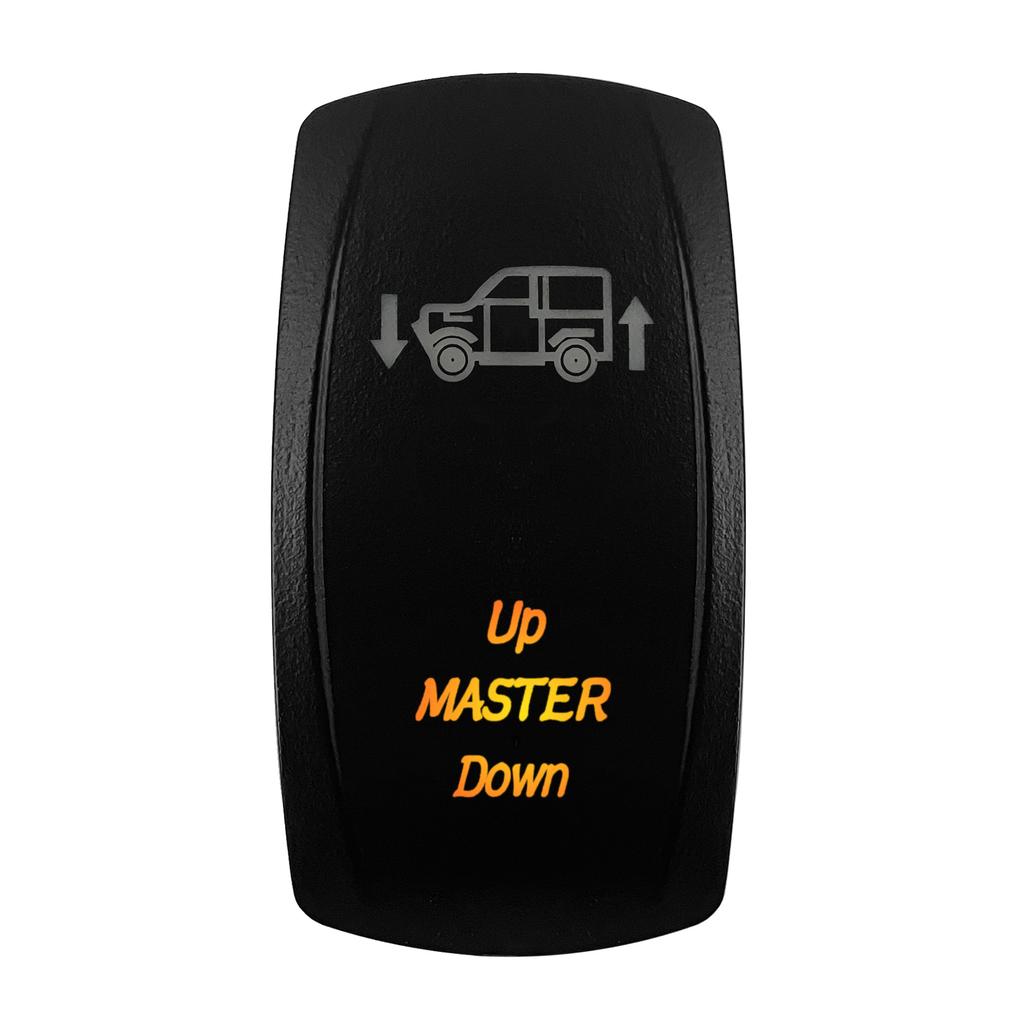 12V-24V Orange Led Rocker Switch Waterproof 20A Amber Light SPST DPDT Toggle Key for Car Boat ATV Camper Motorhome Auto Machine Switches4