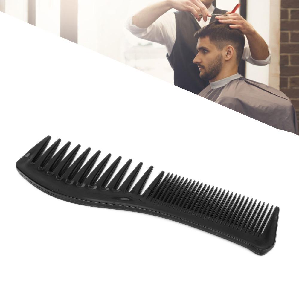 4PCS Double Sided Detangling Hair Comb Black Fine Tooth Hairdressing Tool  For Wet Curly Hair