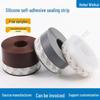 Self-Adhesive Silicone Door & Window Insulation Strip, Multi-Color, Soundproof & Windproof
