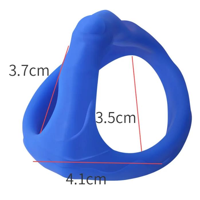 Penis Ring No Vibrator Sex Toys For Men Dick Silicone Adult Supplies For Male Semen Lock Cock Ring