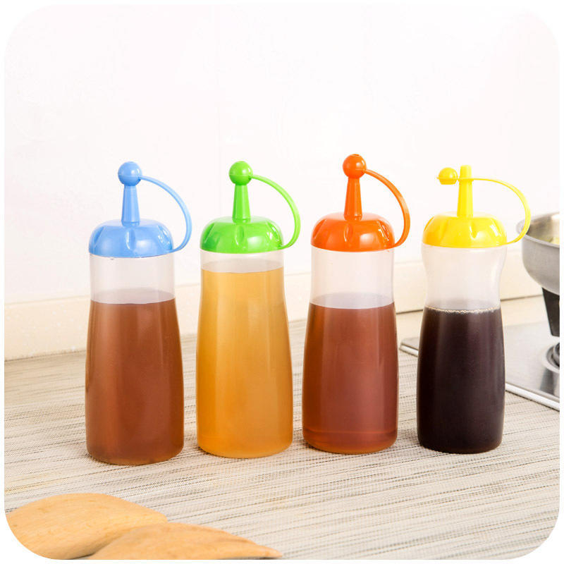 MIT Vanzlife Kitchen Oiler Leakproof Seal Food Grade Vinegar Pot Seasoning Sauce Ketchup Bottles