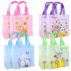 4/8Pcs Easter Gift Bags Cute Rabbit Eggs Candy Gift Packaging Bag 2025 Happy Easter Party Decor Supplies Kids Favors Treat Bag