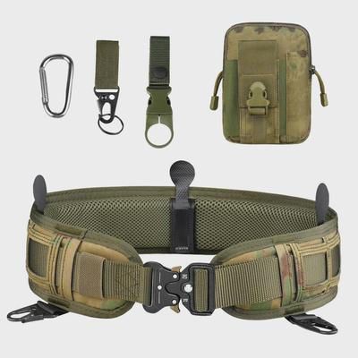 Tactical Camouflage Laser-Cut Sports Belt - Multifunctional Outer Waist Belt