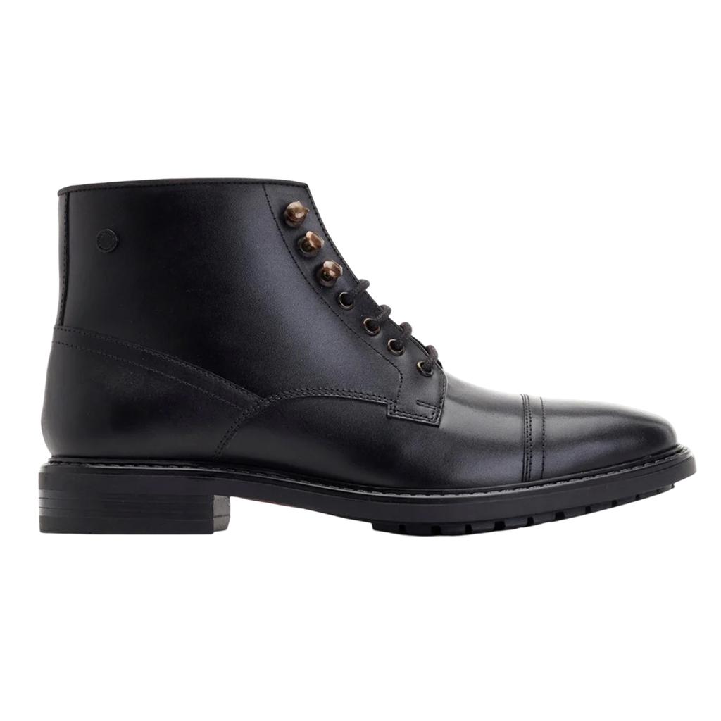 Base London Mens Duke Leather Ankle Boots