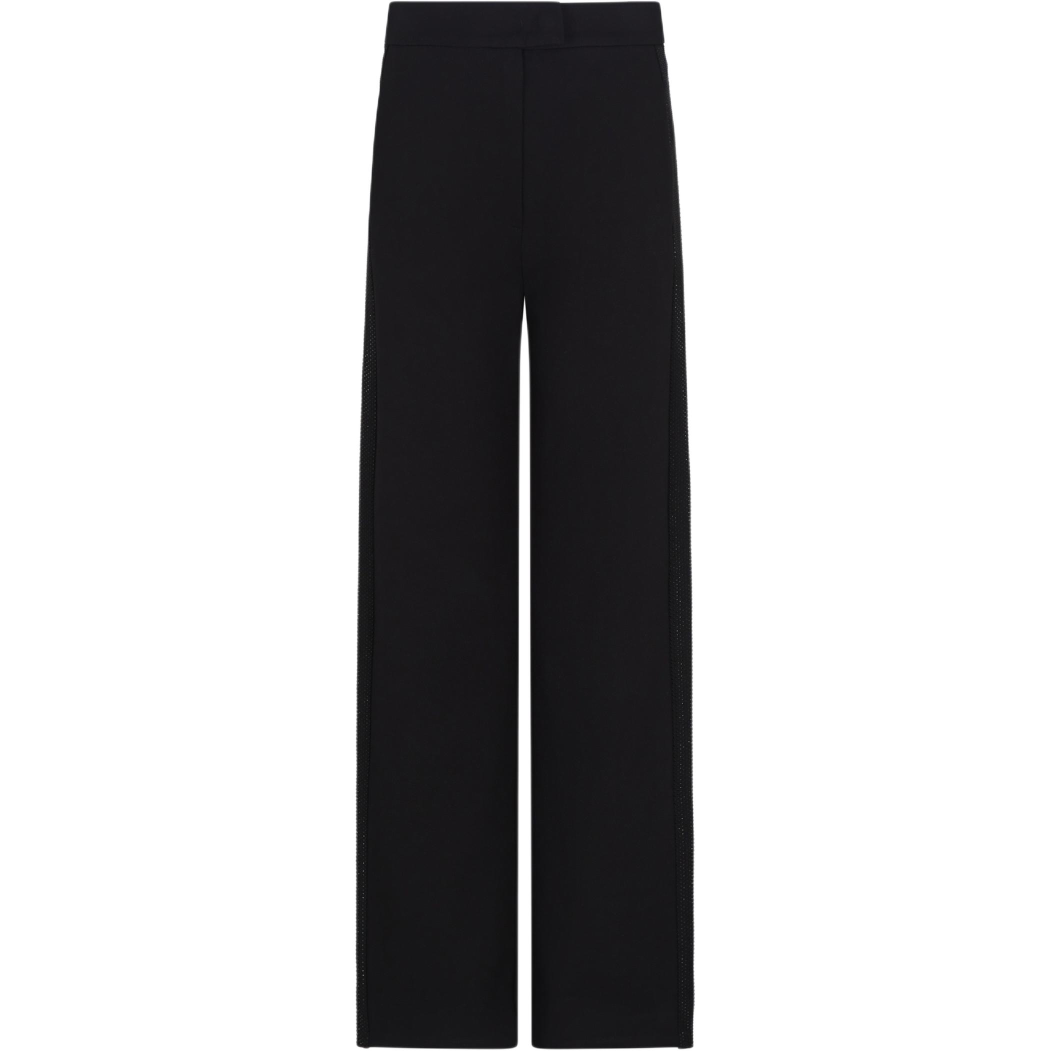 

Emporio Armani Ss25 Long Straight Solid Color Casual Pants Women bottoms Black EW0004-87AF1-2911 L