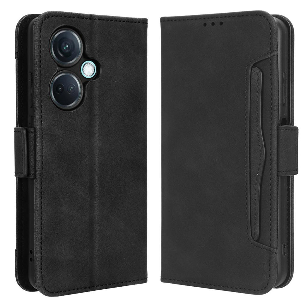 For OnePlus Nord CE3 5G/Oppo K11 5G PU Leather Wallet Phone Case Shockproof Stand Cover with Multiple Card Holder