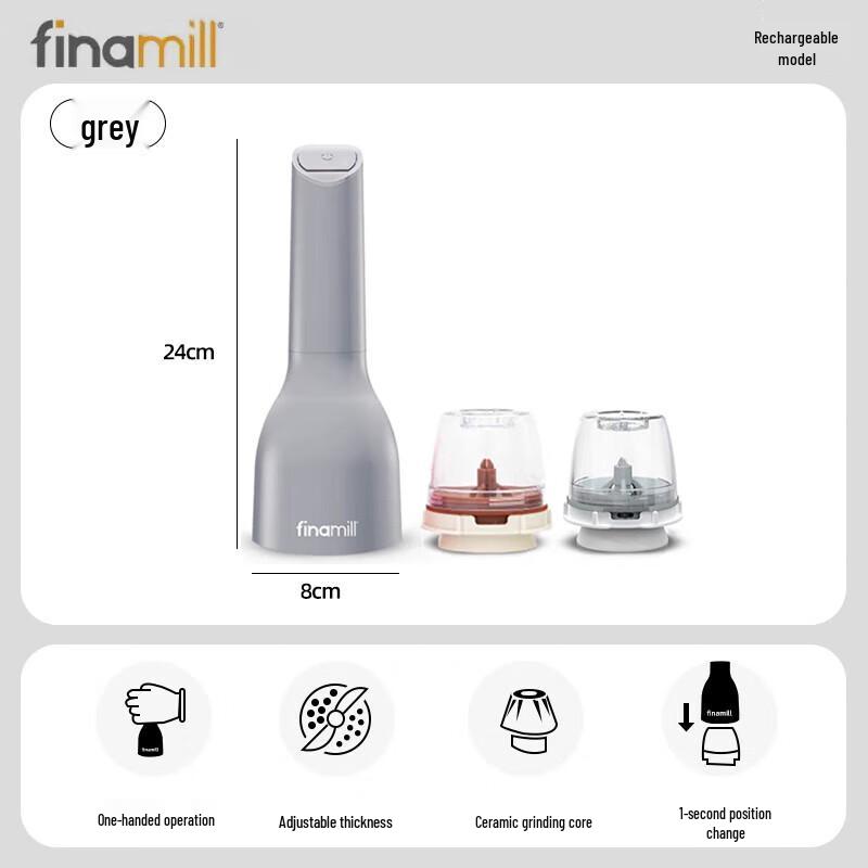 FINAMILL Automatic Rechargeable Spice Grinder