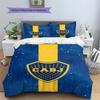Boca Juniors Pattern Bedding Set Quilt Cover Pillowcase Home Decor Gift (1 * duvet cover + 2 * pillowcase, without core)