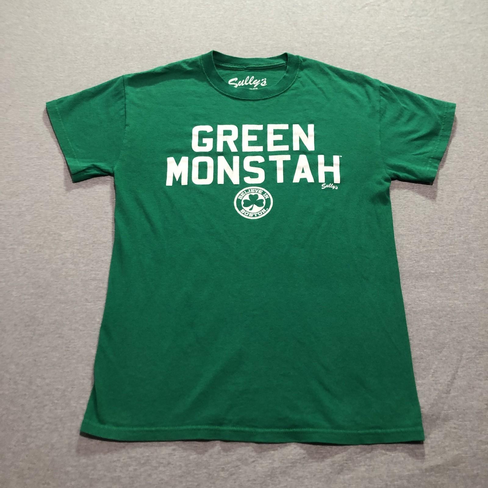 NBA Boston Celtics T Shirt Womens S Graphic Print Green Monstah Clover Green Tee XXXXL