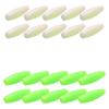 10Pcs Glowing Hollow Tube Fish Hook Accessories Squid Lure Hook Sleeve Night Fishing Tackle Fishing Hook Tubes