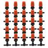 25x Adjustable Atomizing Nozzles Drip Irrigation Spray Emitters Easy To Connector