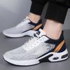 Summer breathable thin mesh fly-woven casual shoes lightweight breathable running sneakers