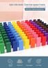 120-Piece Colorful Wooden Domino Set: Educational Toy for Early Childhood Development
