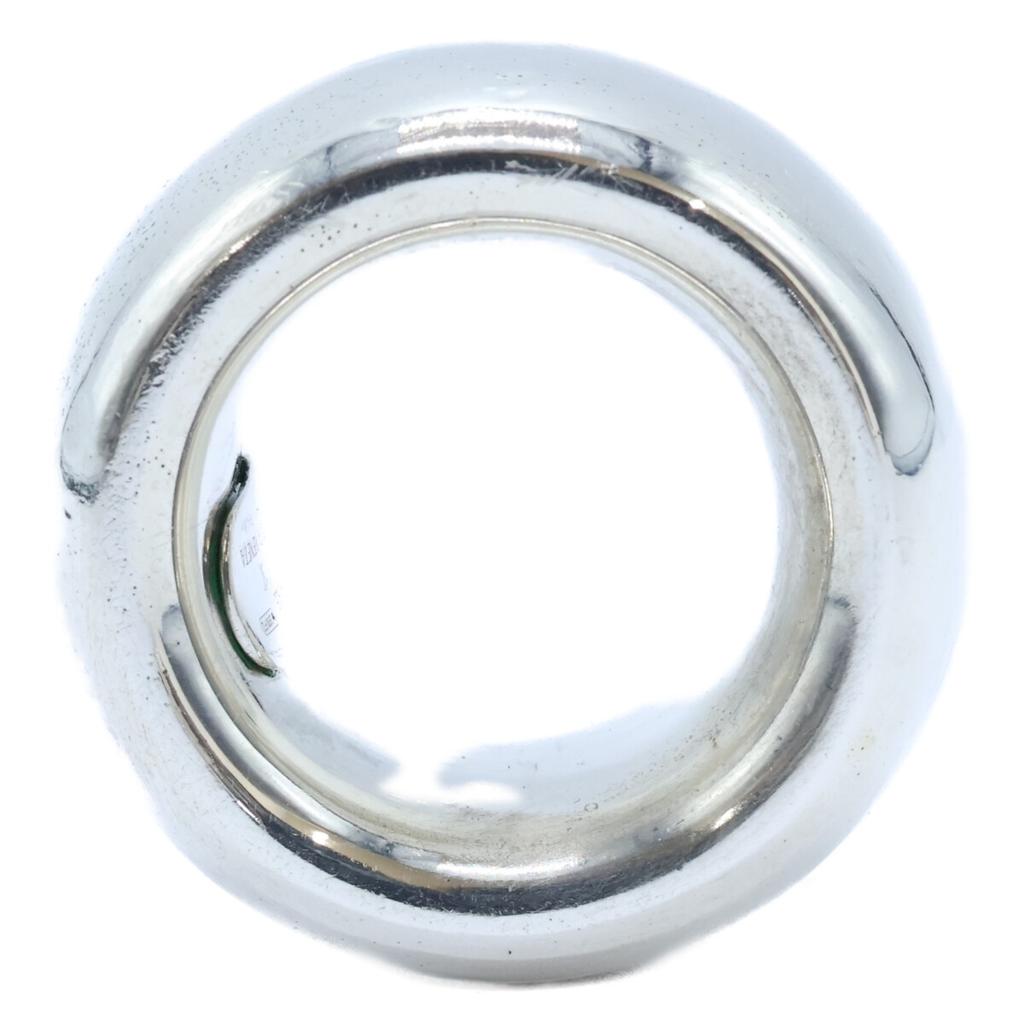 BOTTEGA VENETA 649533 V5081 3707 Ag925 Heavy Plane Ring ring 13 SilverUsed