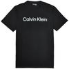 Calvin Klein Crew Neck Short Sleeve with 3D Size L Men's T-Shirt Logo, Black, [Used]