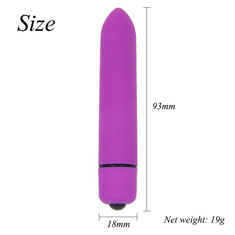 10 Speed Vibration Dildo Adult Sex Toys Mini Vibrating Bullet Women Supplies Masturbation G Spot Vagina Clitoris Stimulator 18+