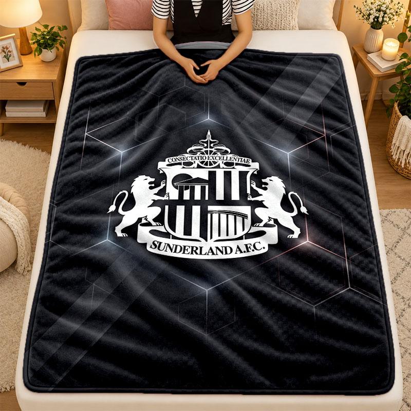 Flannel BlanketSunderland Warm Soft Throw Blanket for Indoor Sofa Bed Living Room Use
