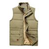 Herren Verdickte Weste für den Winter - Warme, locker sitzende Steppjacke für mittleres und älteres Alter (Große Größe, Modell 7881)