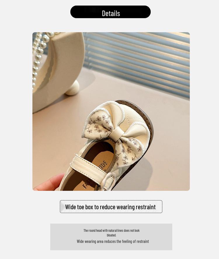 2025 Mori-Style Girls' Mary Janes: Spring/Autumn Sweet Leather Princess Shoes