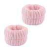 Plush Wrist Strap Face Wash Spa Bracelet Spa Bracer Absorbs Sweat Coral Fleece Waterproof Headband