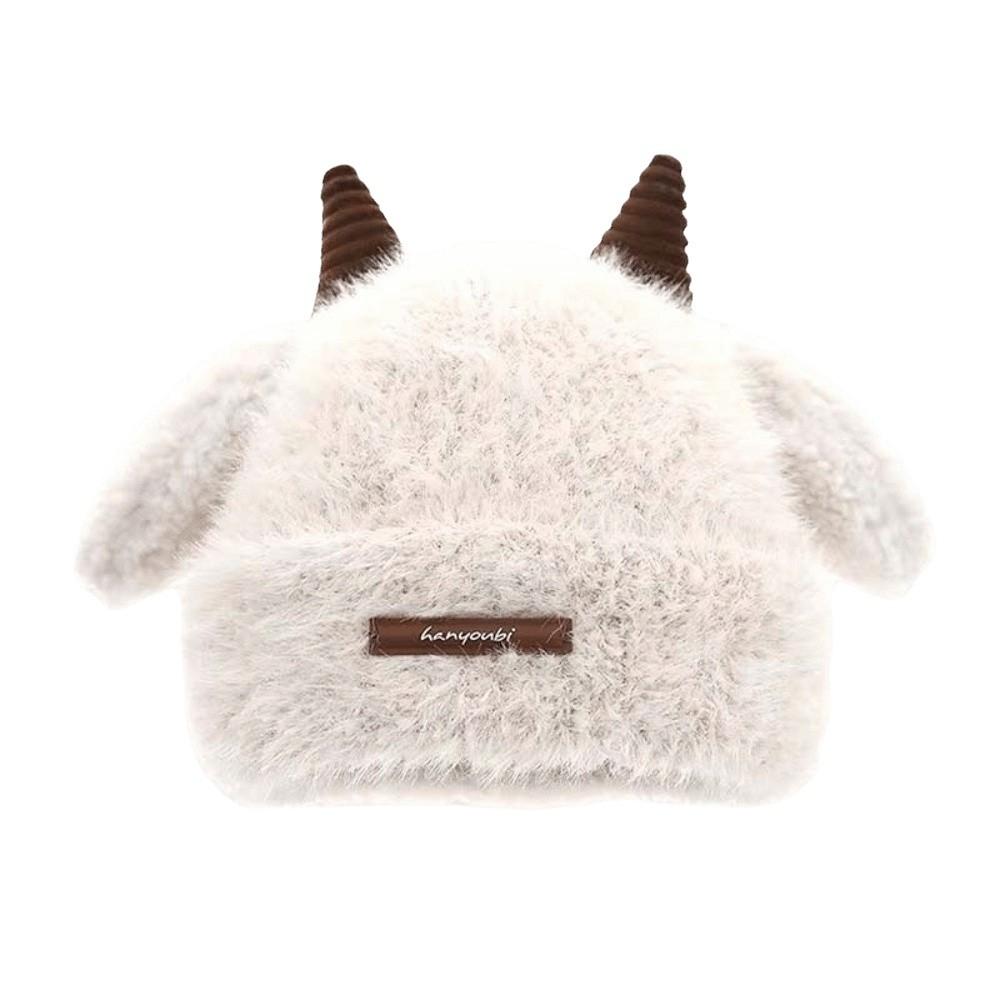 Thick Fleece Baby Winter Hat Sheep Styling Toddler Earflap Caps Soft Plush Bonnet Birthday Present