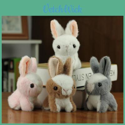 Adorable Plush Bunny Keychain Stuffed Animal Rabbit Bag Charm Cute Birthday Gift