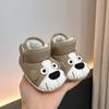 Cartoon Cute Winter Boots for Babies (0-1 Year) – Warm Velvet, Soft Rubber Sole, Thick Cotton