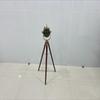 Décor Nautical Spot Light Floor Lamp Handmade Wooden Tripod Brass Antique Marine Studio Searchlight